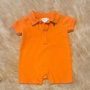 Ralph Lauren Vibrant Orange Baby Bodysuit